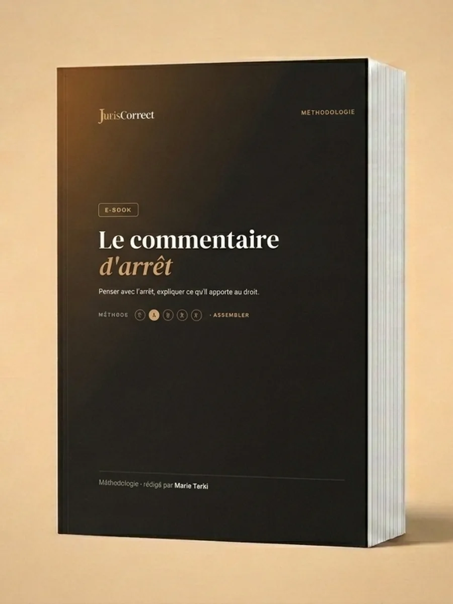 La méthode du commentaire d'arrêt