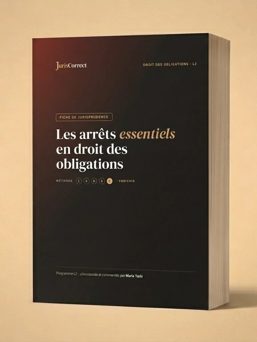 Fiche jurisprudence droit des contrats