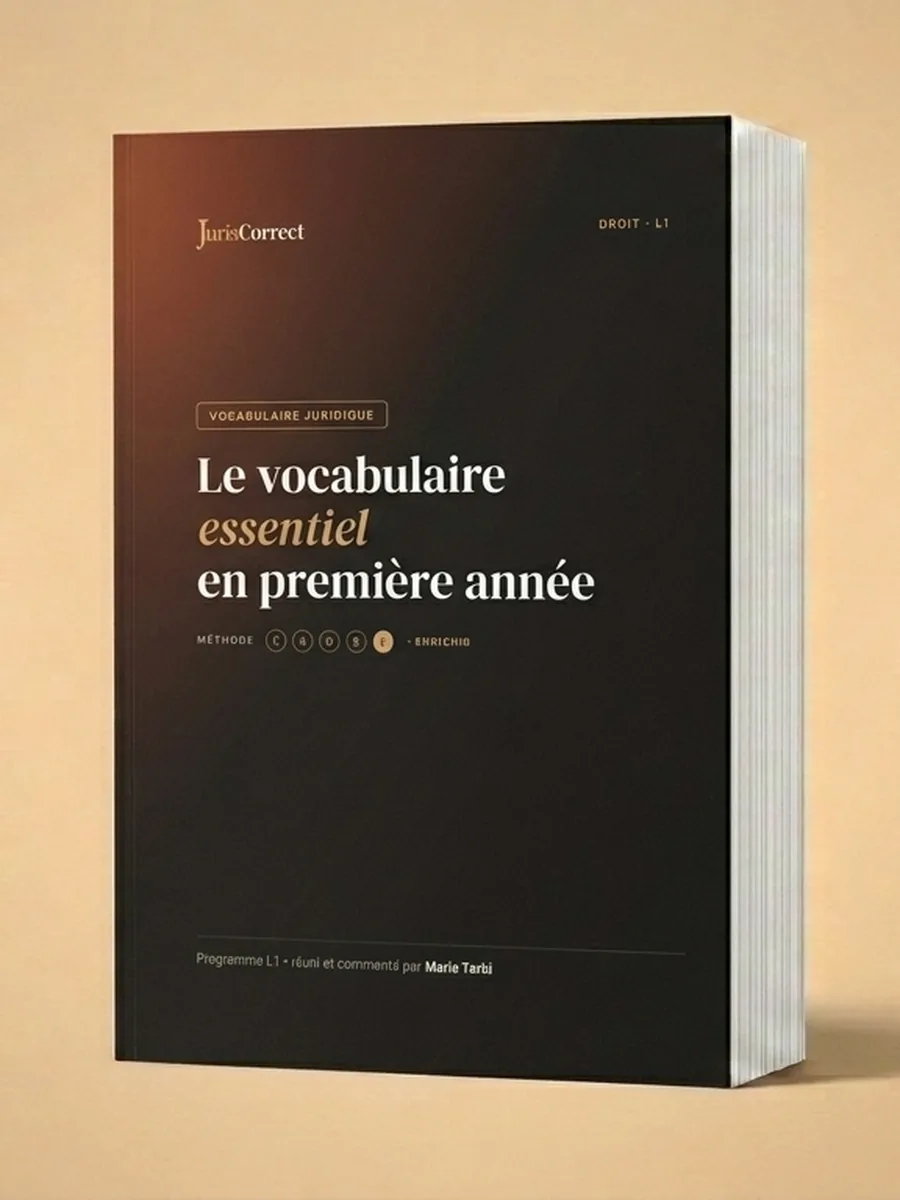 Vocabulaire juridique