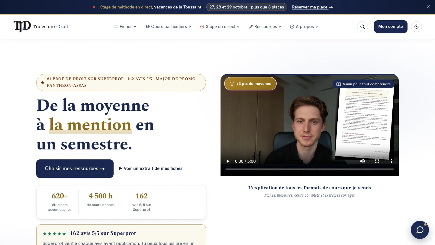 TrajectoireDroit