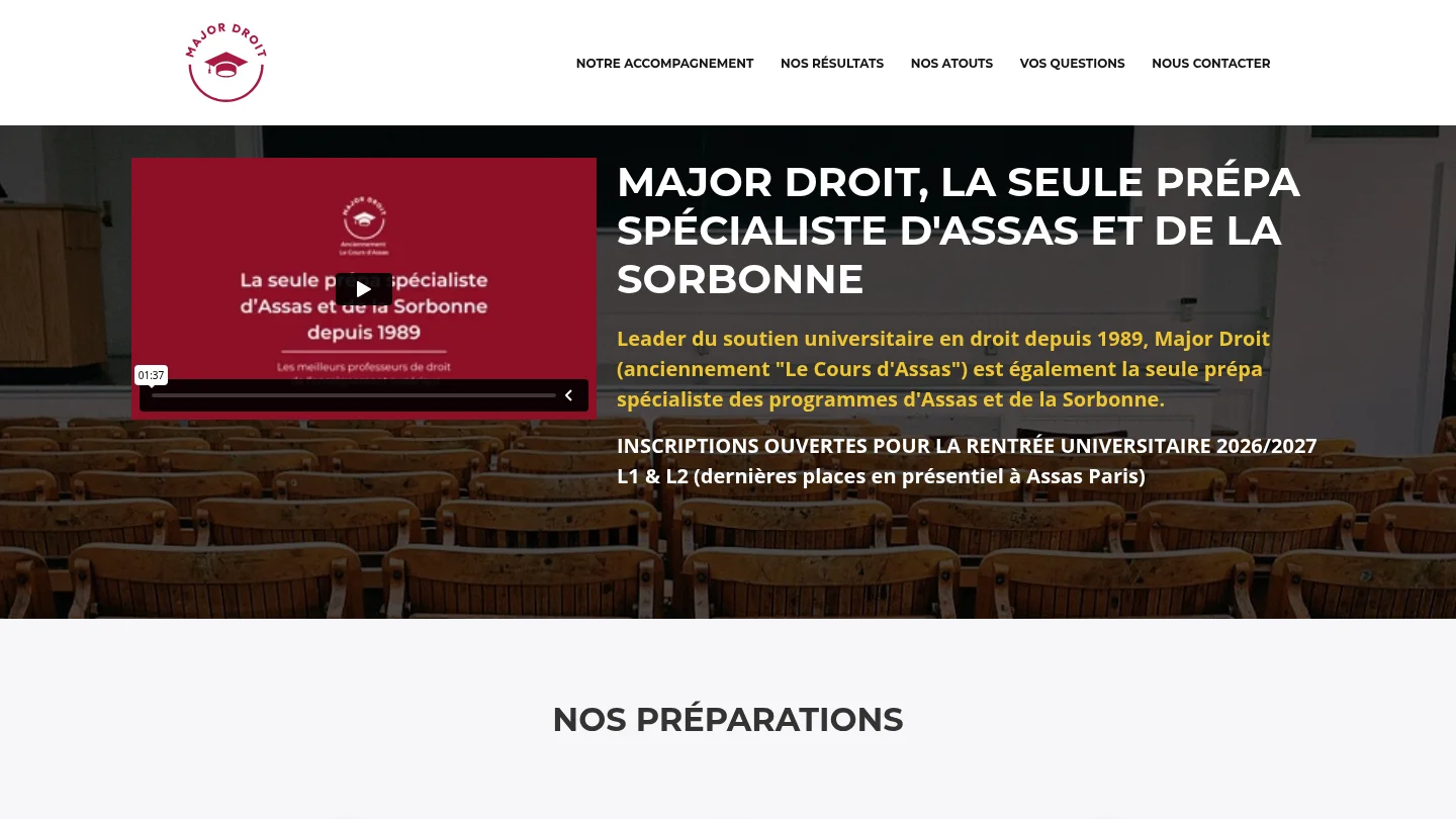 Major Droit